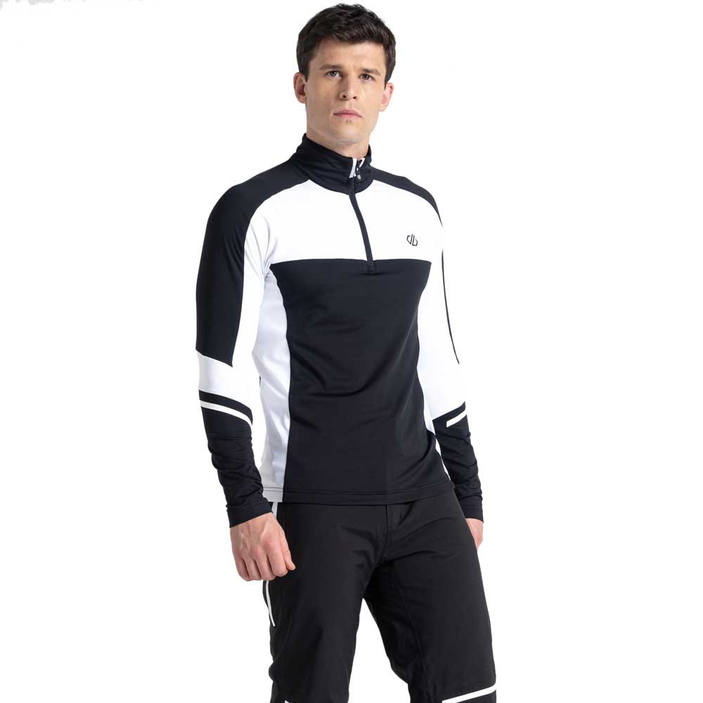 Dare2b Speed Core Half Zip Long Sleeve T-shirt Weiß,Schwarz 2XL Mann von Dare2b