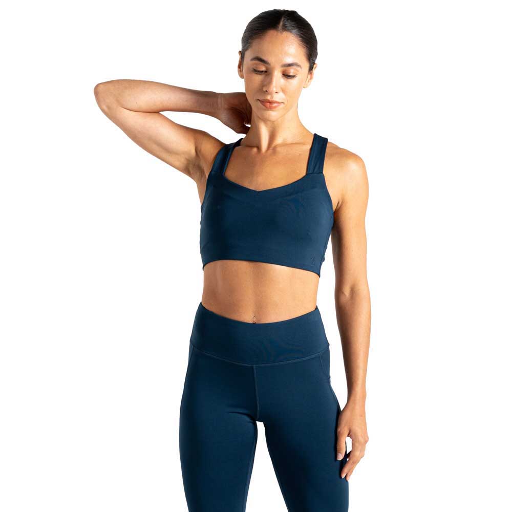 Dare2b Swift Iii Medium Impact Sports Bra Blau S Frau von Dare2b