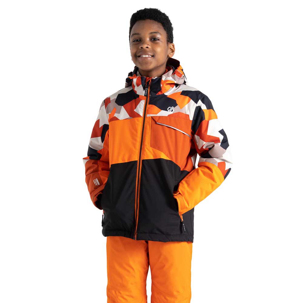Dare2b Traverse Junior Hood Jacket Orange 13 Years Junge von Dare2b