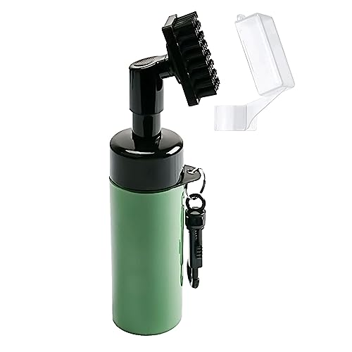 Darhoo Golfschläger-Reinigungsbürste, professionelle Golfbürste, Golfballreiniger für Golfbälle und Schläger mit eingebautem Wasserspray, leichte und tragbare Rillen-Reinigungsbürste, Golf-Zubehör für von Darhoo