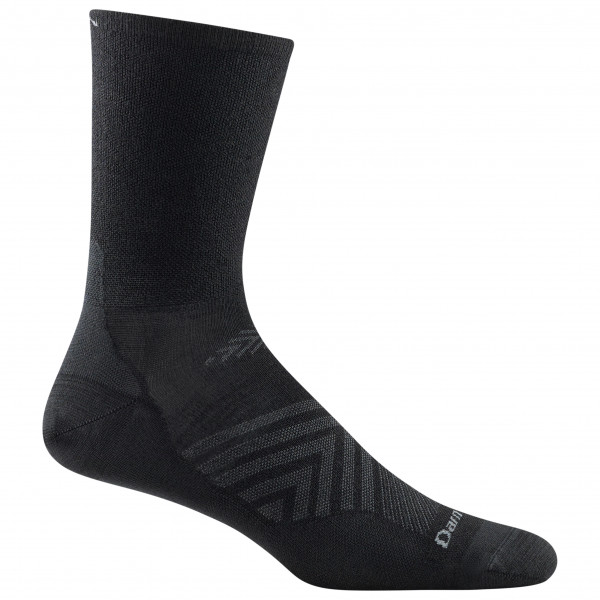 Darn Tough - Run Micro Crew Ultra-Lightweight - Laufsocken Gr L schwarz von Darn Tough