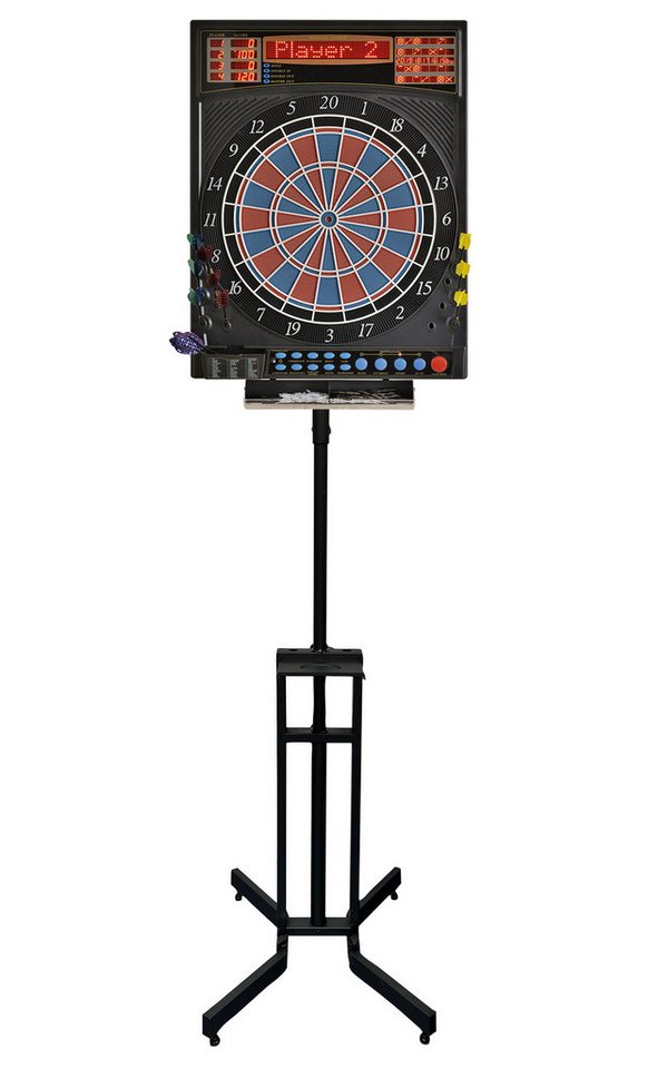Dartona Dartautomat E-Dartscheibe Dartona JX-2000 Turnier + Dartständer Dartona Universal von Dartona