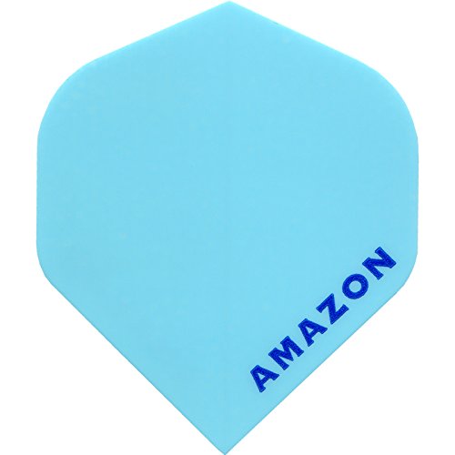 Designa Amazon Dart-Flights, 100 Mikron, Standard, Babyblau, 5 Sets (15 Stück) von Darts Corner