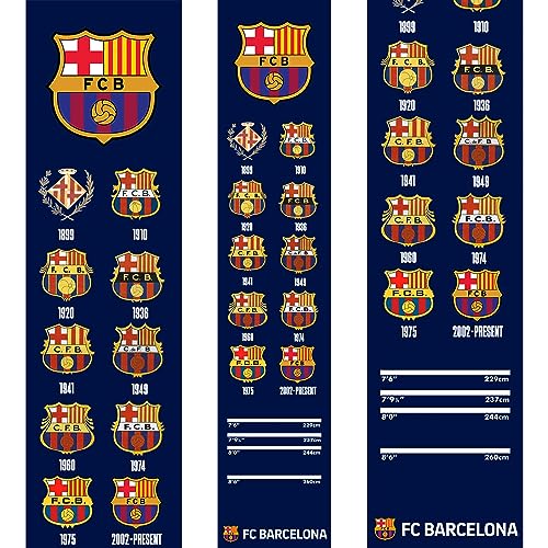Offiziell lizenzierter FC Barcelona Teppich Dartmatte Barca Football Club Oche Retro (BX235) von Darts Corner
