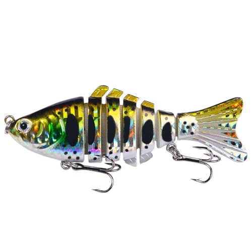 15,6 g Multi Jointed Swimbaits 10 cm Angelköder 7 Segmente künstliche harte Köder Schwimmköder mit Haken für Forellen Salzwasser Angelköder 15,6 g Multi Jointed Swimbaits 10 cm Angelköder 7 Segmente künstliche harte Köder Schwimmköder mit Haken für Forellen Salzwasser Angelköder von Dasbsug