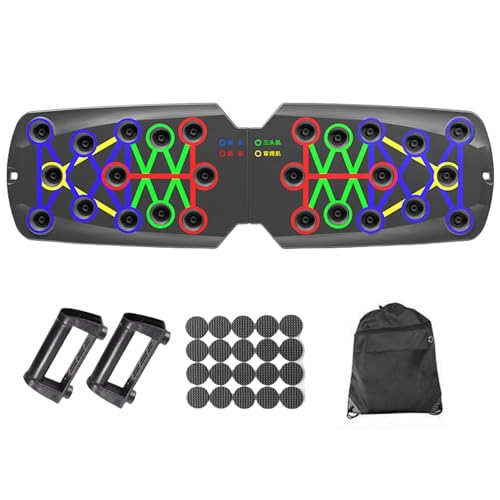 Liegestützbretter Liegestütz-Ständer Gym Fitnessgeräte Körper Muskelaufbau Rack Board Faltbares Pressbrett mit Griff Push Boards Übungswerkzeug von Dasbsug