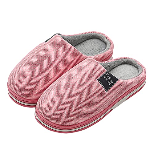 Dasongff Hausschuhe Damen Plüsch Memory Foam Pantoletten Winter Pantoffeln Gefüttert Warme Fellschuhe Haus Schlappen Hüttenschuhe Outdoor Indoor rutschfeste Winterschuhe Leicht Slippers für Herren von Dasongff