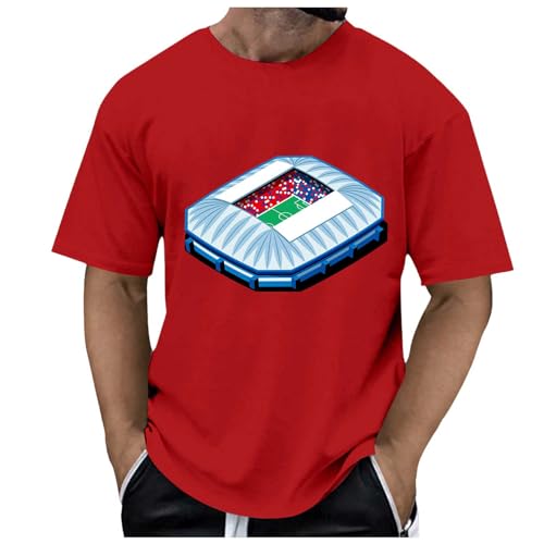 Dasongff Tshirt Herren Lustig, Laufshirt Herren, 2024 Sommer Oberteil Kurzärmeliges Bequem T-Shirt Freizeit Lässig Tshirt Sportshirt Kleidung Outfit Modische Sommerkleidung von Dasongff