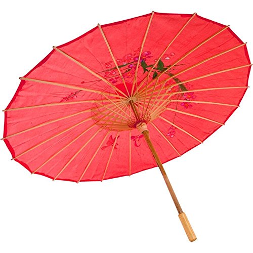 Dasuke Asiatischer chinesischer Regenschirm Sonnenschirm dekorativer Regenschirm (rot) von Dasuke
