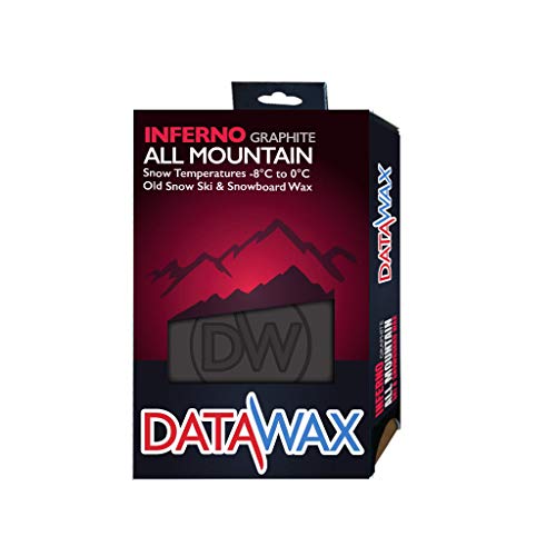 DataWax Inferno All Mountain Ski-Wachs, Graphit, 110 g von DataWax
