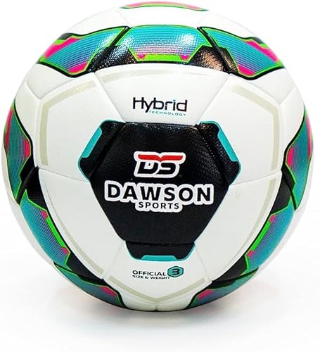 Dawon Sports Ball, Unisex-Jugend Dawson Sports Mission Football – Größe 3 – Mehrfarbig, Grün, Size 3 - von Dawon Sports