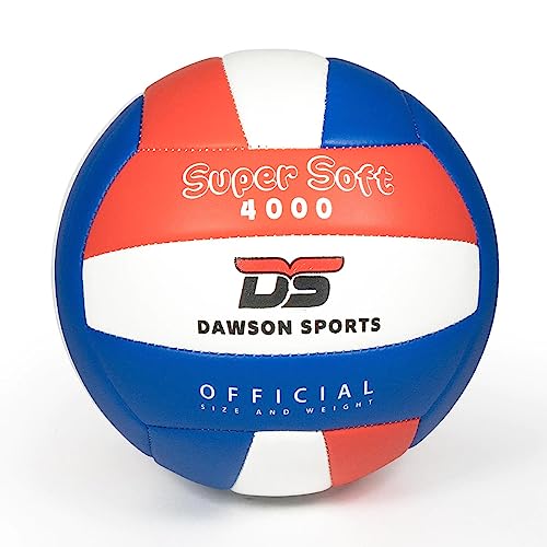 Dawson Sports Unisex DSV 4000 Volleyball (190014) Rot/Blau, Größe 4… von Dawon Sports