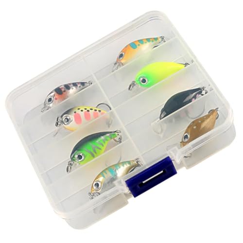 8pcs Advanced Stahlkugel Ködere Präzise Hohe Leistungen Fischereiköder Für Bässe Walleye Panfish Angler Kompakten Kompakten Leichter Fischerei Tackle von Ddujbtp