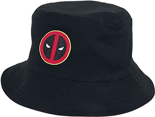 Deadpool Wendehut - Logo Plus Allover Männer Hut schwarz von Difuzed