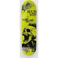 Deathwish Pedro Delfino Voided 8.25" Skateboard Deck yellow von Deathwish