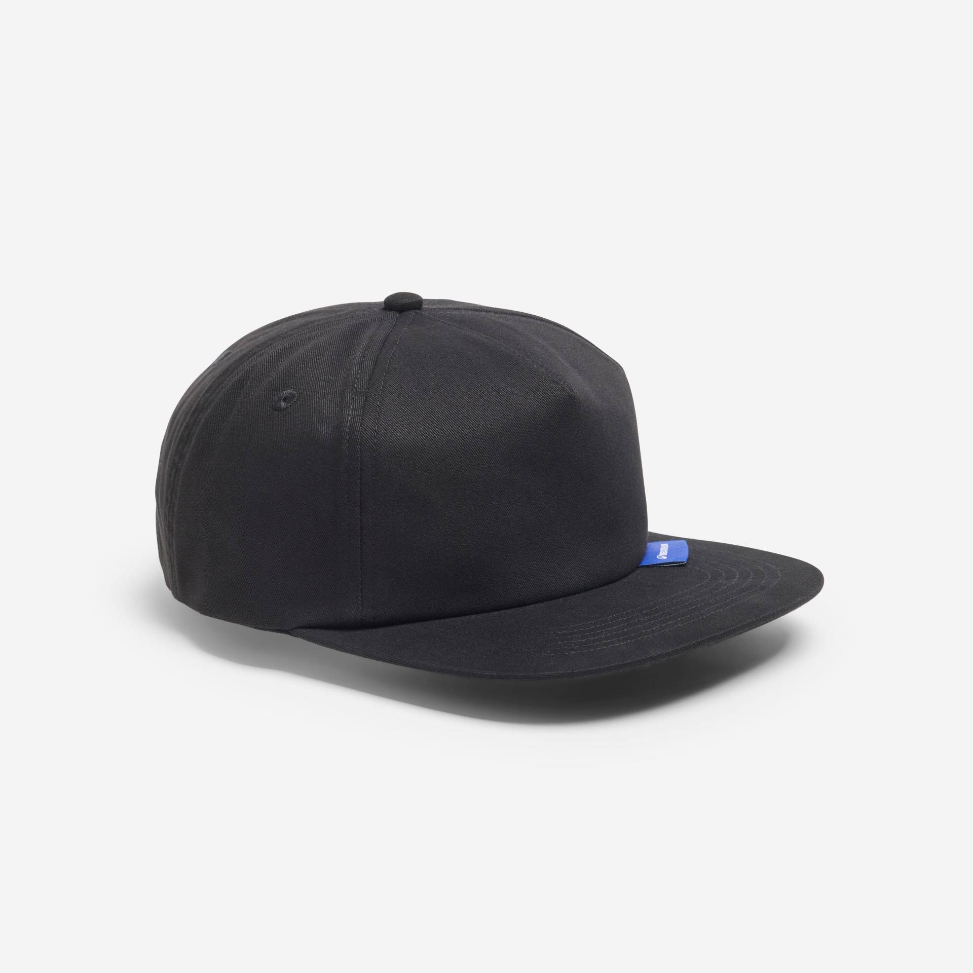 Cap 6 Panel flacher Schirm - schwarz von Decathlon