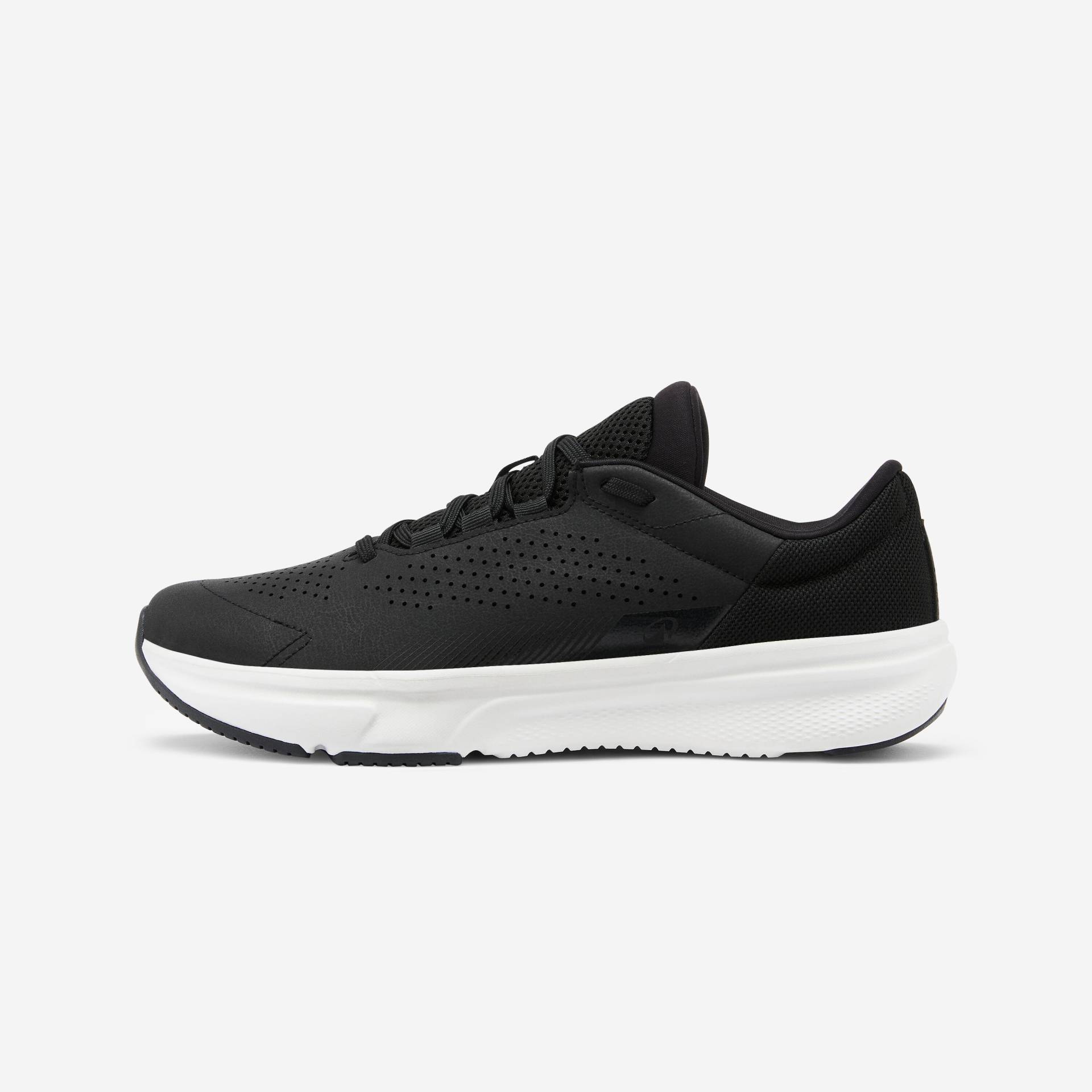 Fitnessschuhe Sneaker Herren - Essential Icon schwarz/weiß von Decathlon