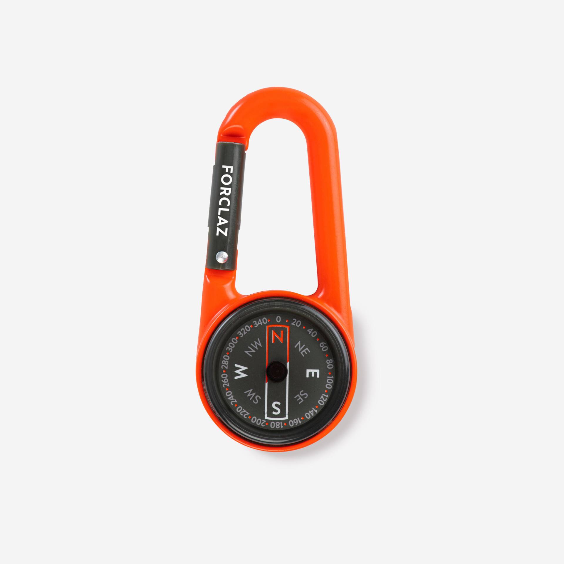 Kompass Kompakt 50 Karabiner orange von Decathlon