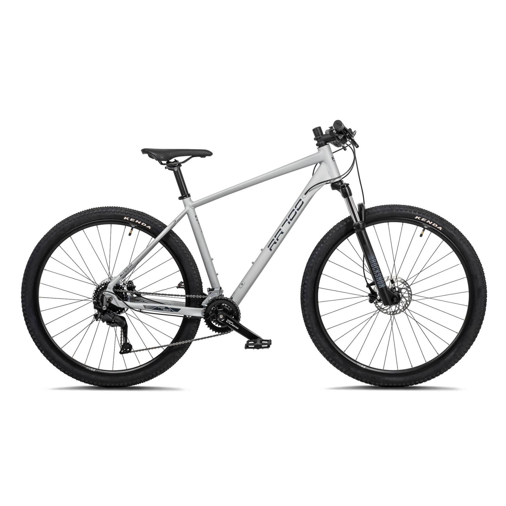 Mountainbike Hardtail 29 Zoll RR700 grau von Decathlon