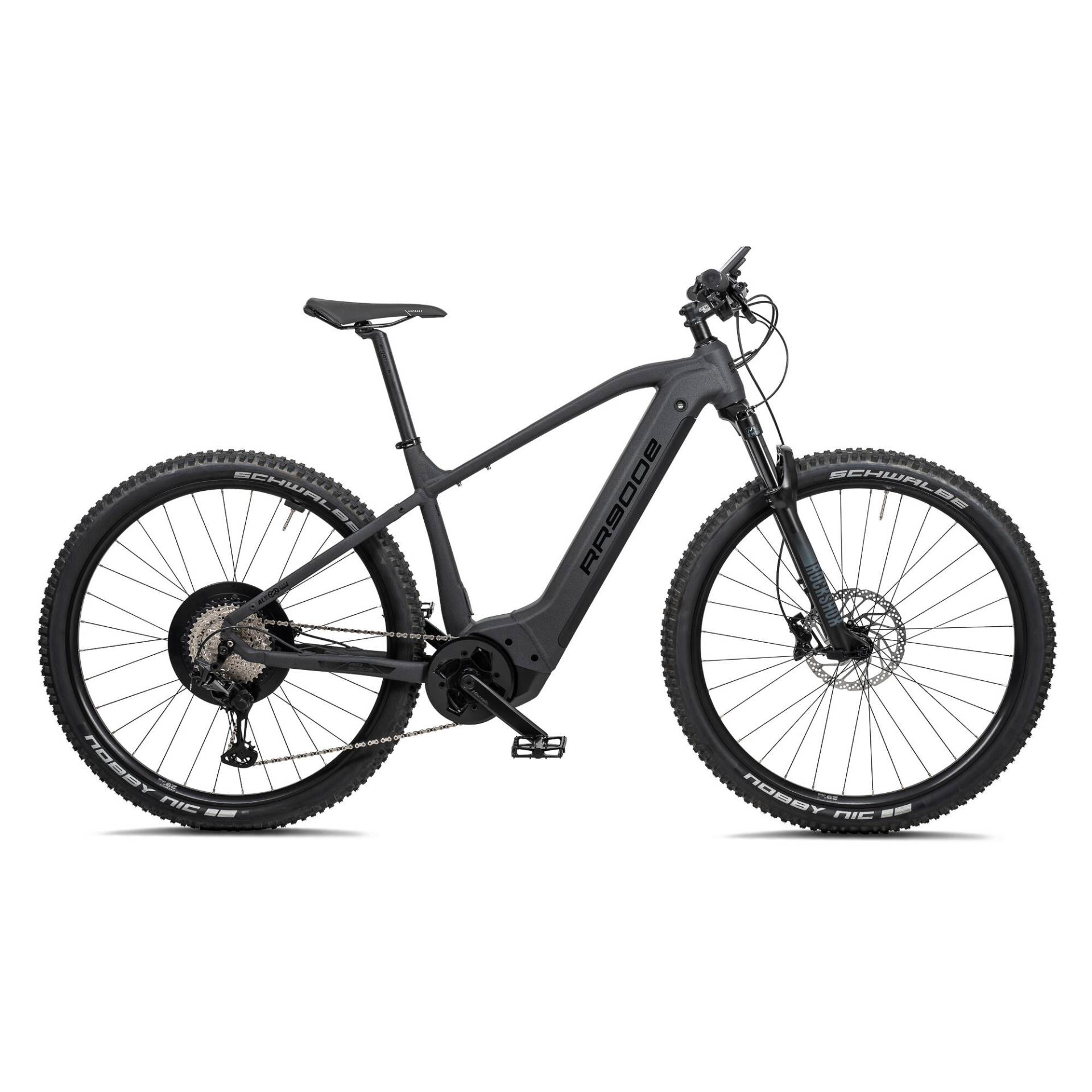 E-Mountainbike 29 Zoll RR900e Bosch Performance CX 625 Wh schwarz matt von Decathlon