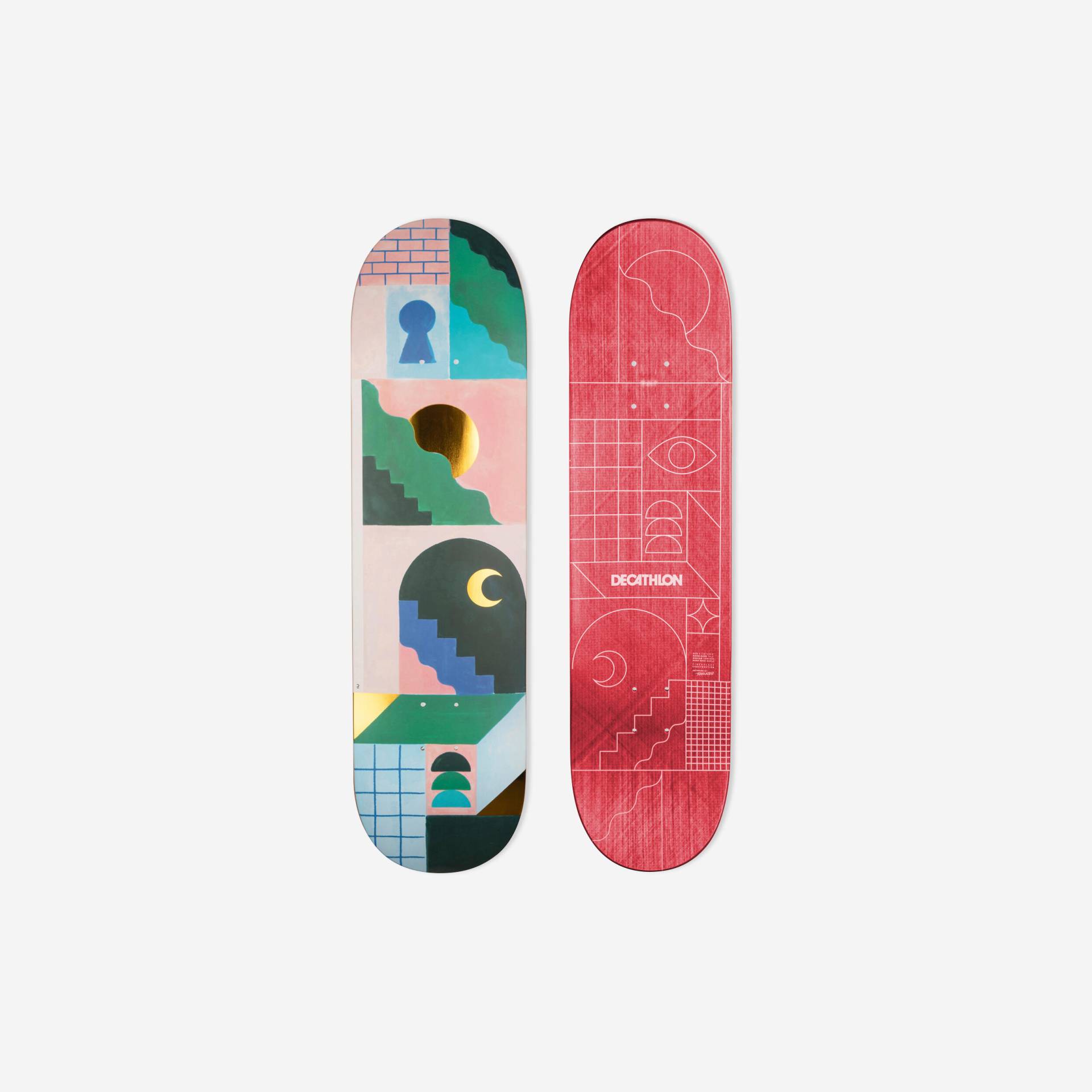 Skateboard Deck Composite 8,5" - DK900 FGC by Tomalater von Decathlon