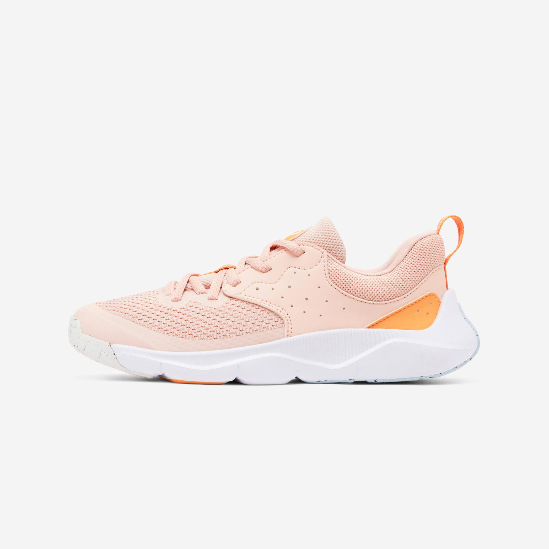 Turnschuhe Kinder Schnürsenkel - Playful Fast rosa von Decathlon