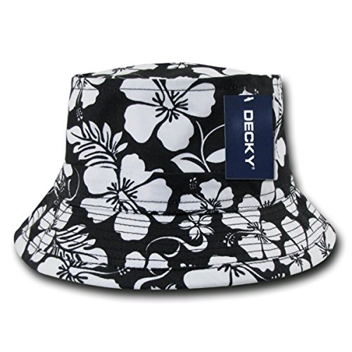 Decky Floral Fisherman Bucket Hat schwarz schwarz L/XL von Decky