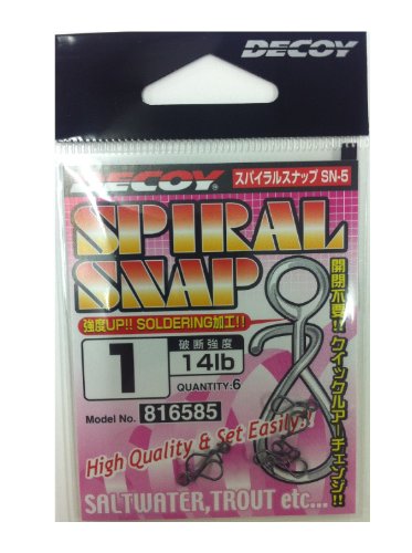 Decoy SN-5 Spiral Snap High Performance Size 1 (6585) von KATSUICHI