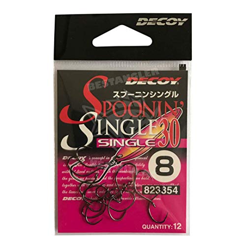 Decoy Single 30 Spoonin' Single lure Hook Size 8 (3354) 4989540823354 von Decoy