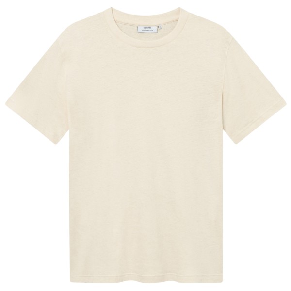 DEDICATED - T-Shirt Gustavsberg Hemp - T-Shirt Gr M beige/weiß von Dedicated