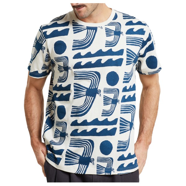 DEDICATED - T-Shirt Stockholm Seagulls - T-Shirt Gr L;M;S;XL;XXL grau von Dedicated