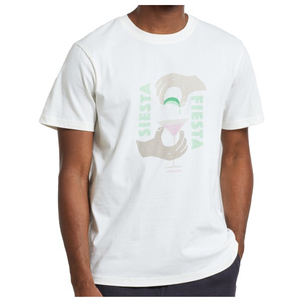 DEDICATED - T-Shirt Stockholm Siesta Fiesta Hands - T-Shirt Gr L;M;S;XL;XXL weiß von Dedicated