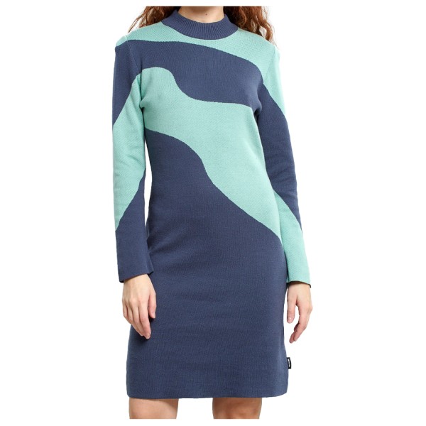 DEDICATED - Women's Dress Lo Flowy Blocks - Kleid Gr XS blau von Dedicated