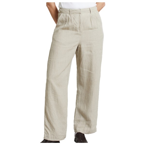 DEDICATED - Women's Pants Vickleby Linen - Freizeithose Gr L beige von Dedicated