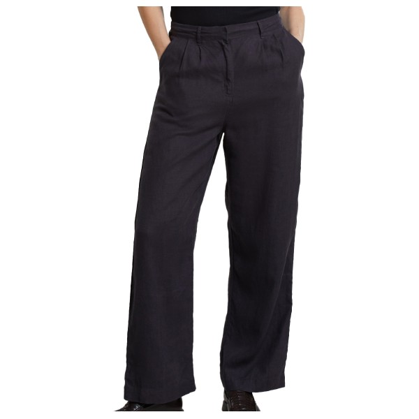 DEDICATED - Women's Pants Vickleby Linen - Freizeithose Gr L schwarz von Dedicated