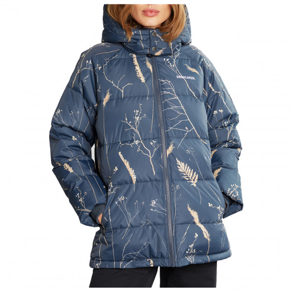 DEDICATED - Women's Puffer Jacket Boden - Winterjacke Gr M;S;XL blau;grau/schwarz von Dedicated