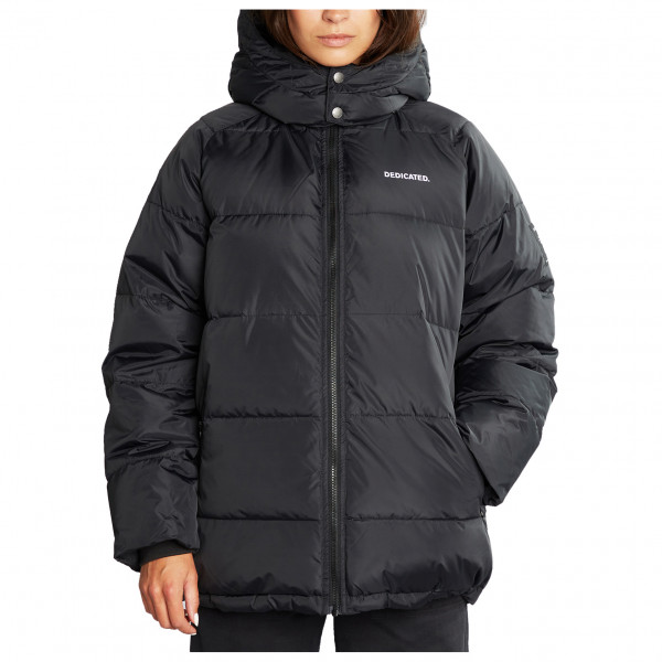 DEDICATED - Women's Puffer Jacket Boden - Winterjacke Gr L grau/schwarz von Dedicated