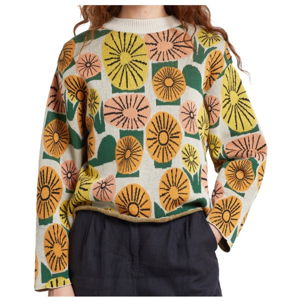 DEDICATED - Women's Sweater Limhamn Dandelions - Pullover Gr L;M;S;XL;XS beige von Dedicated