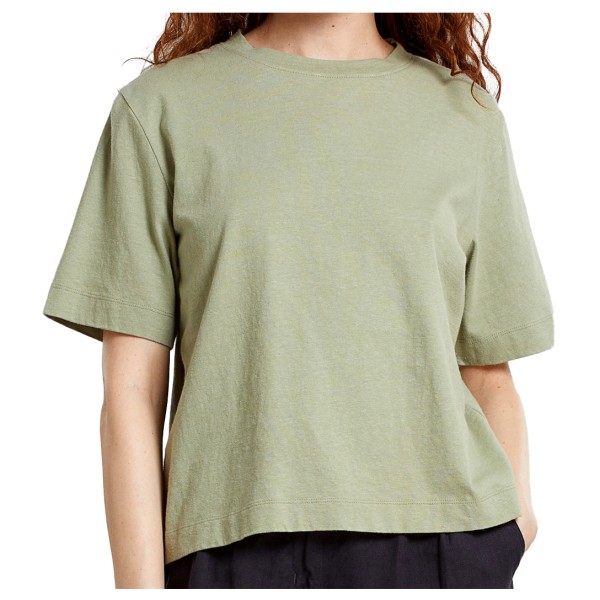 DEDICATED - Women's T-Shirt Vadstena Hemp - T-Shirt Gr L;M;S;XL;XS beige;rosa;weiß von Dedicated