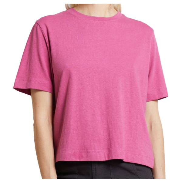 DEDICATED - Women's T-Shirt Vadstena Hemp - T-Shirt Gr M rosa von Dedicated