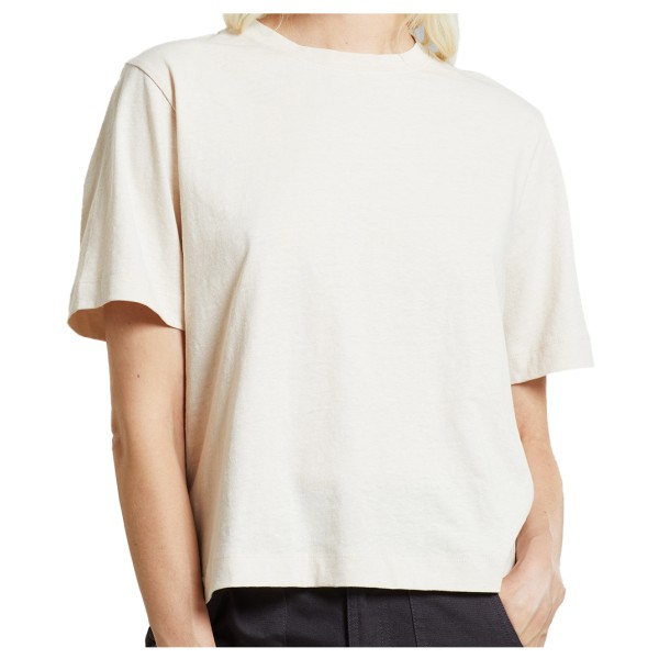 DEDICATED - Women's T-Shirt Vadstena Hemp - T-Shirt Gr M weiß von Dedicated
