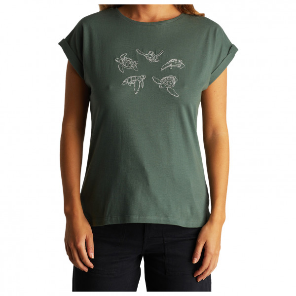 DEDICATED - Women's T-Shirt Visby Sea Turtles - T-Shirt Gr M;S;XL weiß von Dedicated