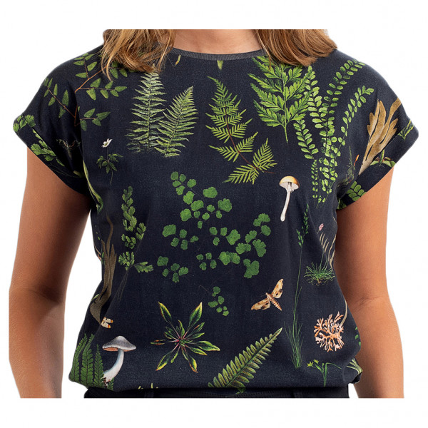 DEDICATED - Women's Visby Secret Garden - T-Shirt Gr L;M;S;XS bunt von Dedicated