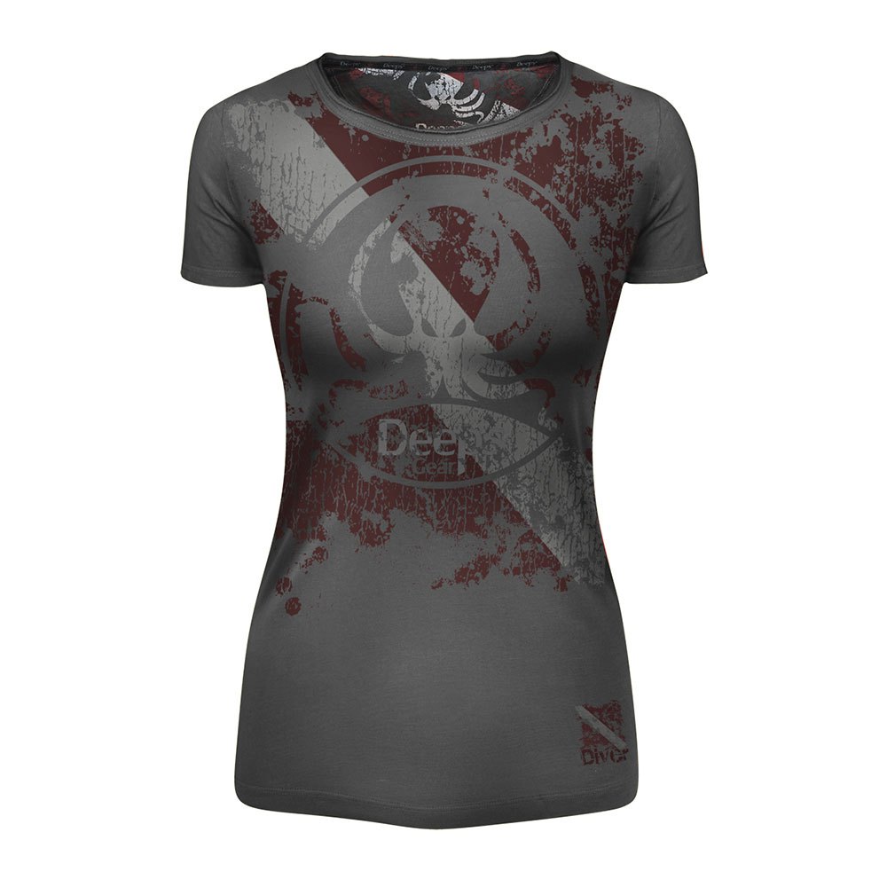 Deeps Gear Diver Short Sleeve T-shirt Grau XS Mann von Deeps Gear