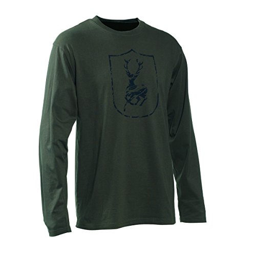 Logo-T-Shirt Langarm von Deerhunter