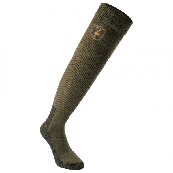 Deerhunter - Long Wool Socks Deluxe - Merinosocken Gr 36-39;40-43;44-47 oliv von Deerhunter