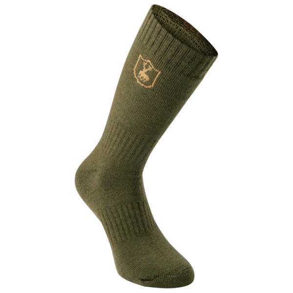 Deerhunter - Wool Socks Short - 2-Pack - Jagdsocken Gr 36-39 oliv von Deerhunter