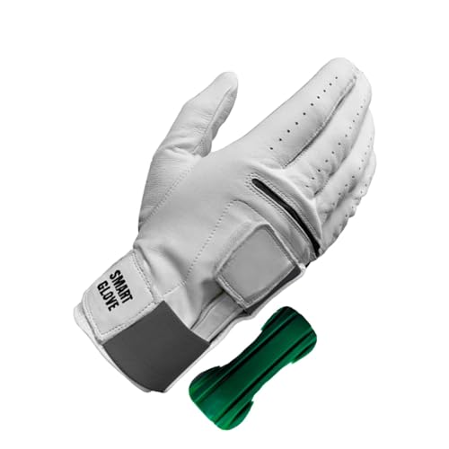 Links- und Rechtshänder-Golfhandschuhe | 2-in-1-Leder-Golf-Handgelenk-Retainer-Handschuhe | Abnehmbare Golf-Handgelenkstützhandschuhe, Golf-Übungsgerät mit komfortablem Griff für Golfbegeisterte, Prof von Deewar