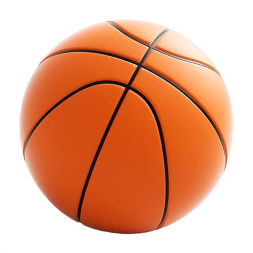 Silent Basketball - Silent Ball Weicher 3D-PU-Trainingsball | Heller Schaumstoffball, gedämpfter Basketball für verbessertes Spielen, gedämpfter Basketball für Kinder, Jugendliche, Erwachsene, Indoor- von Deewar