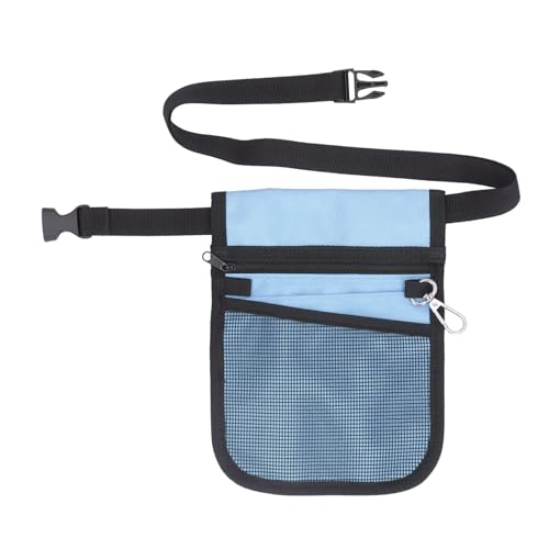 Dekaim Pflegetasche für Krankenschwestern, Gürteltasche mit Mehreren Fächern für Stethoskope, Verbandscheren und Andere Utensilien (Blau) von Dekaim